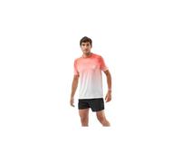Maglia a maniche corte compressport performance uomo rosso bianco