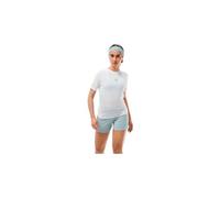 Maglia a maniche corte compressport trail racing bianca da donna