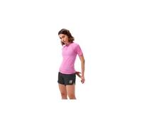 Maglia a maniche corte compressport trail racing rosa da donna