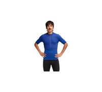 Maglia a maniche corte con 1 2 zip hoka skybreeze blu da uomo