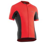Maglia a maniche corte con zip intera Northwave Force Rouge