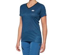 Maglia donna 100 airmatic a manica corta nero viola