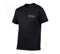 Maglia a Maniche Corte da Uomo alla Moda per Doctor Who, Estiva ad Asciugatura Rapida, Girocollo, Leggera e Traspirante, per la Corsa,A-M