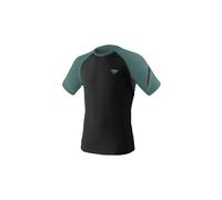 Dynafit Alpine Pro - maglia trail running - uomo 52 Black/Green/Dark Yellow man Bluesign