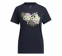 Maglia a Maniche Corte Donna Adidas Farm Print Graphic Blu scuro