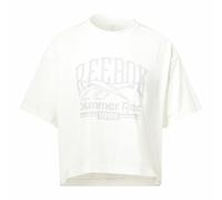 Maglia a Maniche Corte Donna Reebok Graphic Logo Bianco