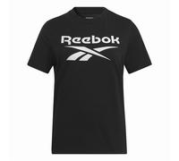 Maglia a Maniche Corte Donna Reebok Identity Big Logo Nero
