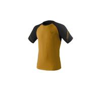 Maglia a maniche corte dynafit alpine pro khaki nero da uomo
