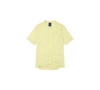 Maglia a maniche corte endura loop full zip gialla da uomo