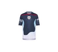 Maglia a maniche corte fox flexair elevated blu rosso