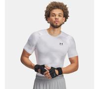 Maglia a maniche corte HeatGear® Printed da uomo Bianco / Halo Grigio / Nero L