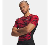 Under Armour Heatgear Printed Short Sleeve T-shirt Rosso L Uomo