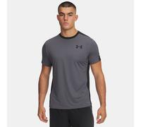 Maglia a maniche corte HeatGear® Wordmark da uomo Castlerock / Nero / Nero M