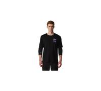Maglia a maniche corte ion ionic merino nera da uomo