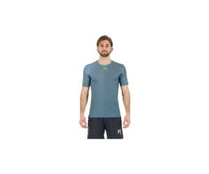 Maglia a maniche corte karpos lavaredo ultra uomo blu giallo