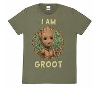 Maglia a Maniche Corte Marvel Badge Verde Unisex