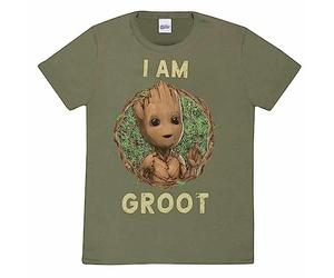 Maglia a Maniche Corte Marvel Badge Verde Unisex