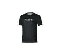 Maglia a maniche corte mizuno graphic nera da uomo