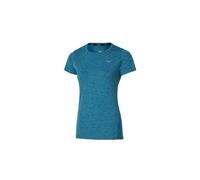 Maglia a maniche corte mizuno impulse core blu da donna