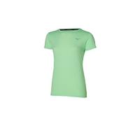 Maglia a maniche corte mizuno impulse core green da donna