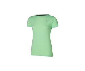 Maglia a maniche corte mizuno impulse core green da donna
