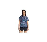 Maglia a maniche corte new balance london edition rc essential printed rosa donna