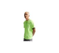Maglia a maniche corte nike stride verde da uomo