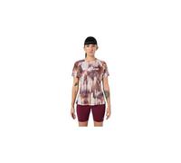 Maglia a maniche corte nnormal race fade print multicolore da donna