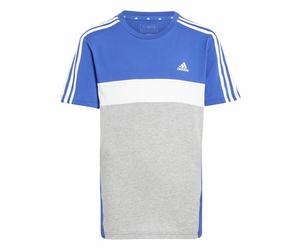 Maglia a Maniche Corte per Bambini Adidas 3S Tib Azzurro