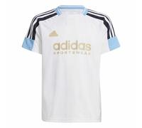 Maglia a Maniche Corte per Bambini Adidas Nations Bianco