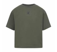 Maglia a Maniche Corte per Bambini Converse Chuck Patch Boxy Oliva