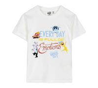Maglia a Maniche Corte per Bambini Inside Out Bianco