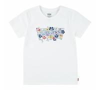 Maglia a Maniche Corte per Bambini Levi's Lvg Ss Batwing Fill Bianco