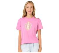 Maglia a Maniche Corte per Bambini Rip Curl Island Surf Crop Rosa
