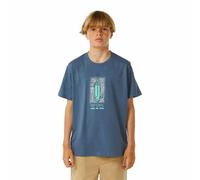 Maglia a Maniche Corte per Bambini Rip Curl Lost Island Azzurro