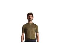 Maglia a maniche corte rapha brevet lightweight iii verde da uomo