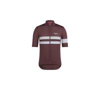 Maglia a maniche corte rapha brevet lightweight violet white da uomo