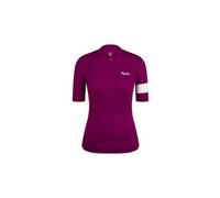 Maglia a maniche corte rapha core lightweight jersey donna malva bianco