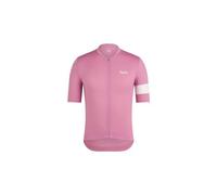 Maglia a maniche corte rapha core lightweight rosa bianca uomo