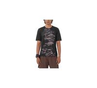Maglia a maniche corte salomon shkout core graphic nero uomo