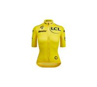 Maglia gialla Tour de France Femmes avec Zwift 2025 - Leader Classifica Generale Fan Line manica corta donna - Taglio Classic - M