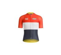 Maglia a maniche corte sportful supernova heritage uomo blu rosso giallo