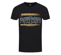 Maglia a Maniche Corte The Mandalorian Row of Helmets Nero Unisex