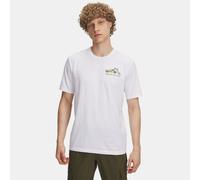 Maglia a maniche corte Under Armour Body Shop da uomo Bianco / Giallo Shade XL