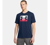 Maglia a maniche corte Under Armour Boxed Sports da uomo Academy / Rosso XXL