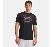 Maglia a maniche corte Under Armour Foundation da uomo Nero / Rosso / Bianco L