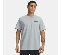 Maglia a maniche corte Under Armour Heavyweight Armour Label da uomo Mod Grigio Medium Heather / Nero M
