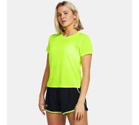Maglia a maniche corte Under Armour Launch da donna High Vis Giallo / Riflettente L
