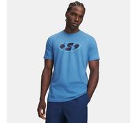 Maglia a maniche corte Under Armour Lockertag da uomo Aegean Blu / Midnight Blu Marino 3XL