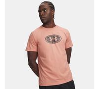 Maglia a maniche corte Under Armour Lockertag Print da uomo Canyon Rosa / Peppercorn M